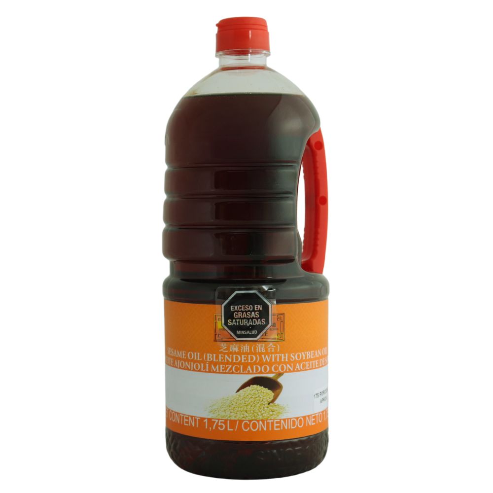 Aceite de Ajonjolí con Soya Lee Kum Kee 1.75 lt - Global Gourmet Market